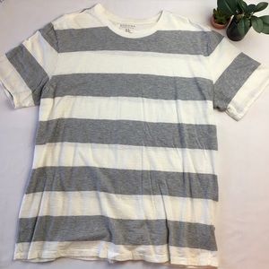 EUC Sonoma Grey & White Striped Shirt XL